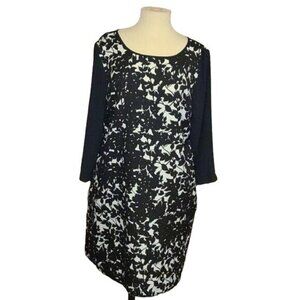 GAP XL Long Sleeve Business Casual Midi Flower Dress